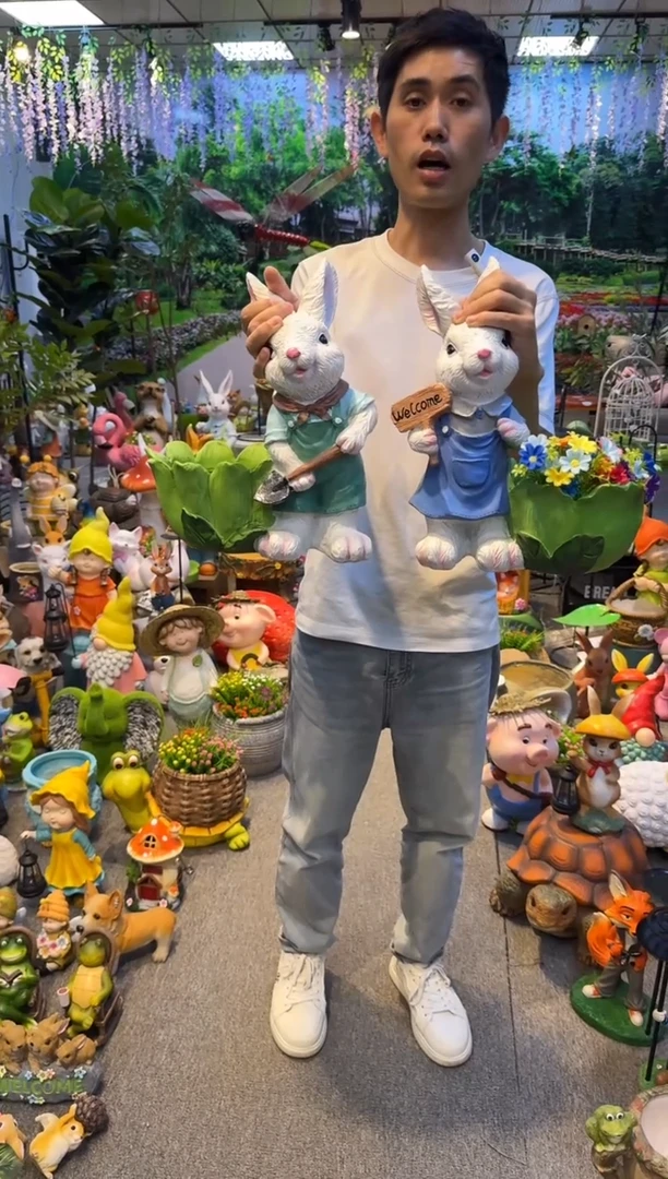 无花朵花园庭院摆件&002&