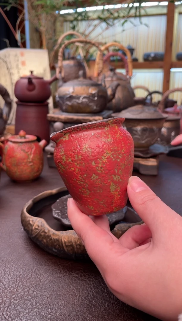 【闪购商品】瓷片瓷野粗陶茶具