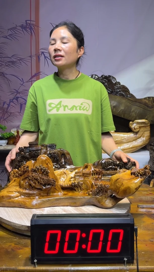 金丝楠金丝楠木雕刻摆件