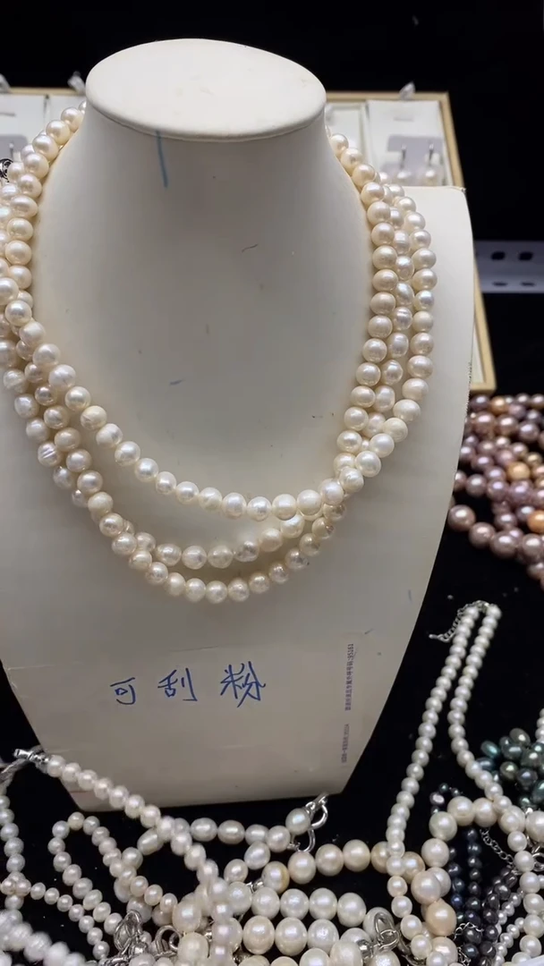 项链合金淡水珍珠1