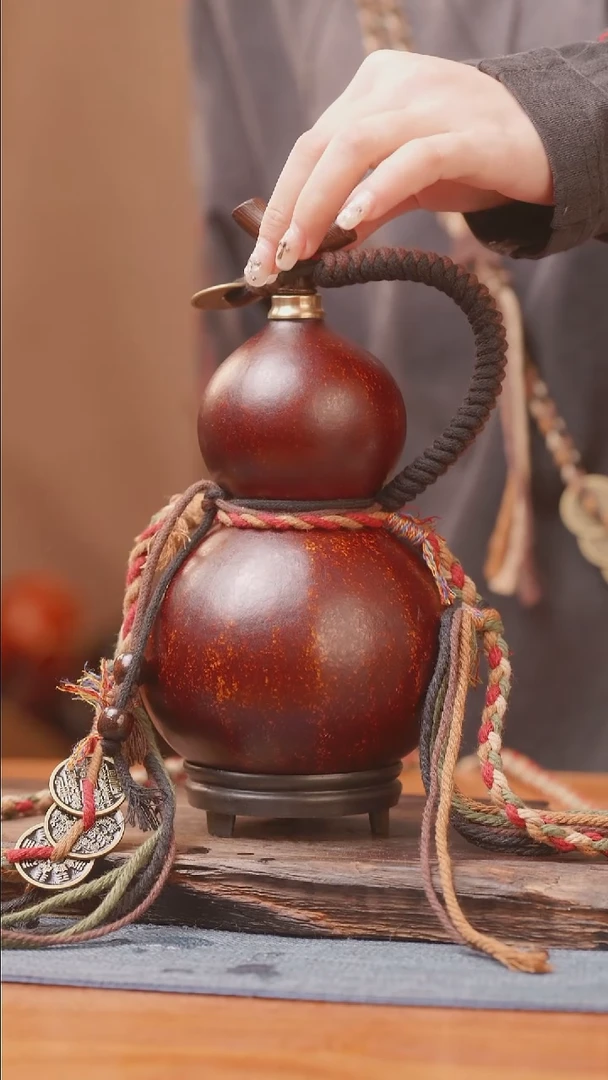 1803号链接精品大漆葫芦现货现发[一物一拍]