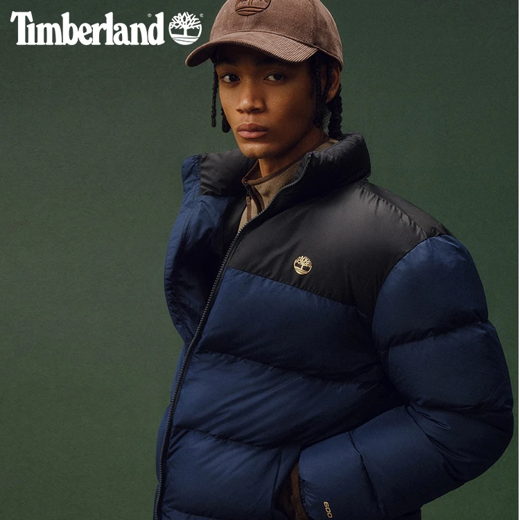 Timberland添柏岚官方男装羽绒服面包服外套立领保暖防泼水|0YH6N
