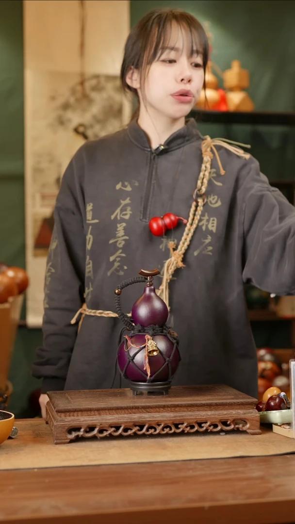 68号精品天然大漆酒葫芦一物一拍~