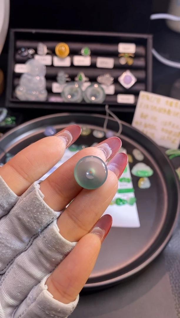【闪购商品】翡翠挂件未镶嵌扣子