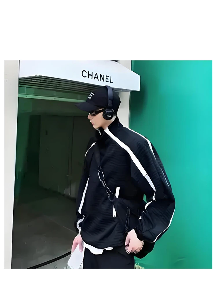 【十字克】男士新款宽松圆领重磅百搭潮流短袖T恤 CH-TX21035