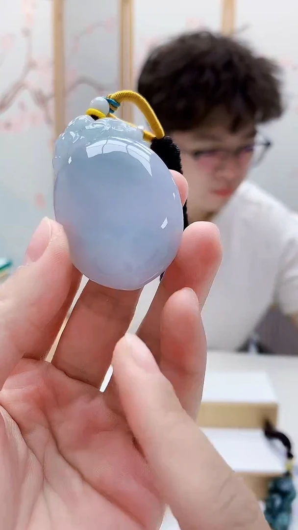 未镶嵌定制翡翠4688lr-毛货挂件57