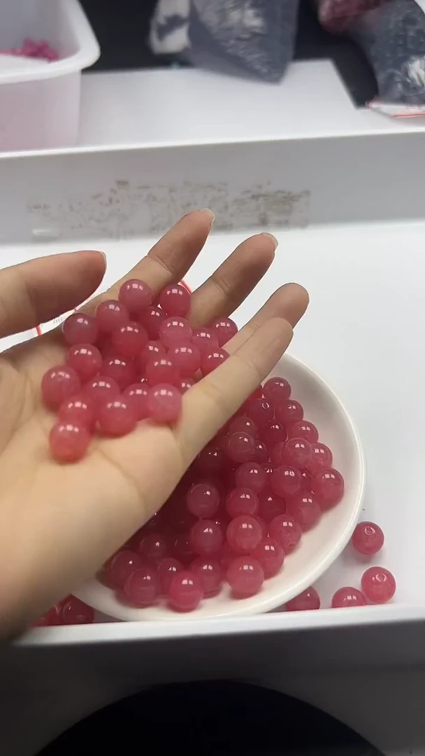 未镶嵌颈饰玛瑙/玉髓w1929玉化红纹石10mm*20颗