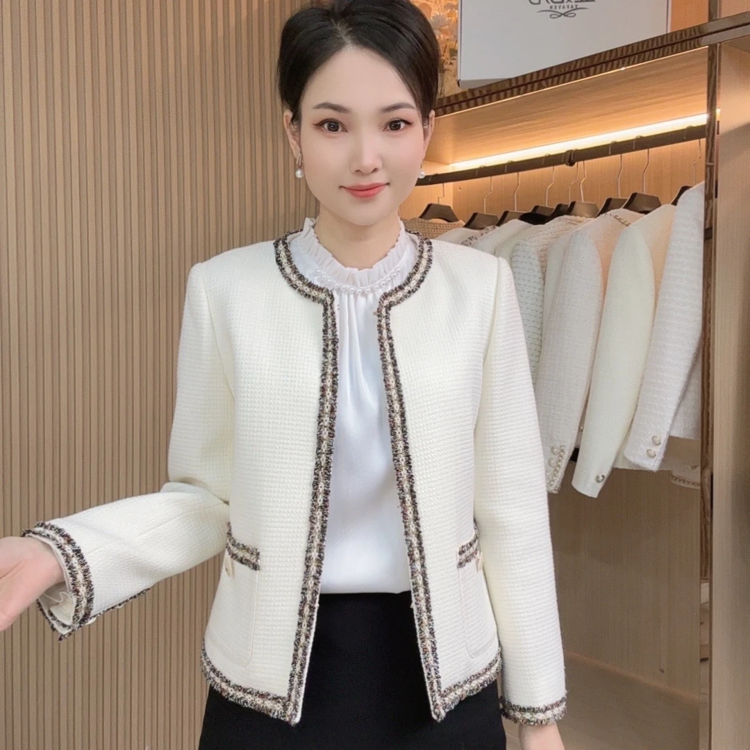 短外套香风外套小香风气质百搭短款时尚编织秋冬春秋百搭春季洋气