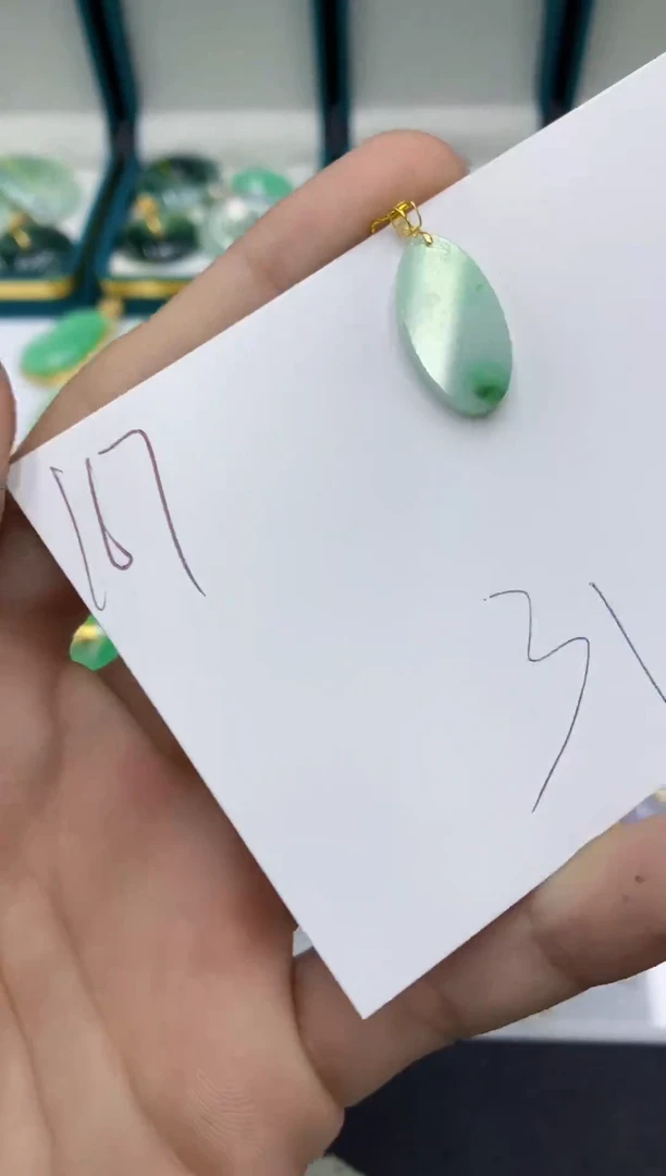 【闪购商品】翡翠颈饰18K金镶嵌翡翠