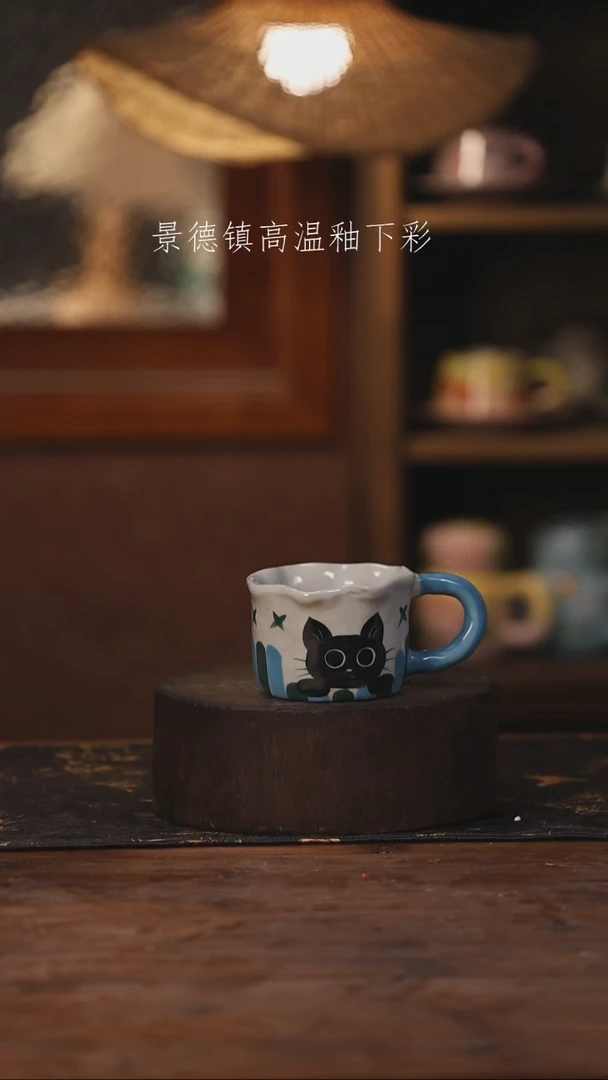 陶瓷景德镇高温釉下手绘陶瓷167