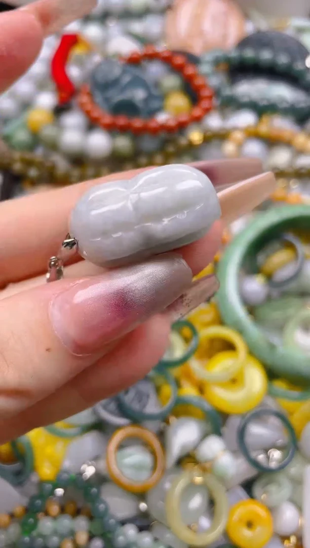 【闪购商品】翡翠颈饰未镶嵌/V/翡翠A货一图一物