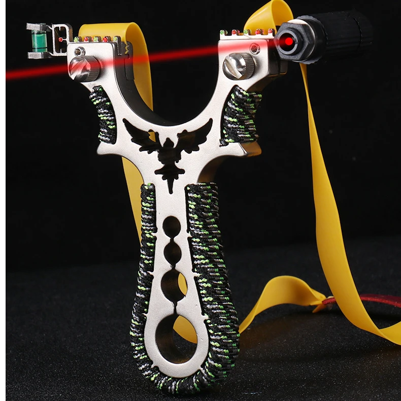 【豪华八件套】铝合金材质飞鹰暴力户外弹弓成年人专用高精度弹弓