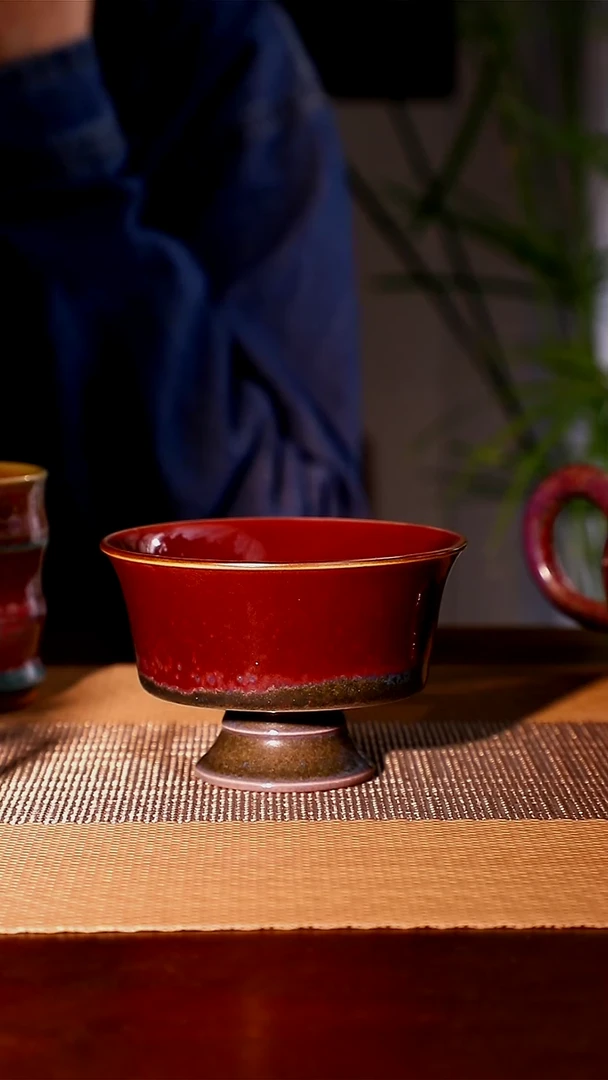 【闪购商品】钧瓷主人杯单杯原矿