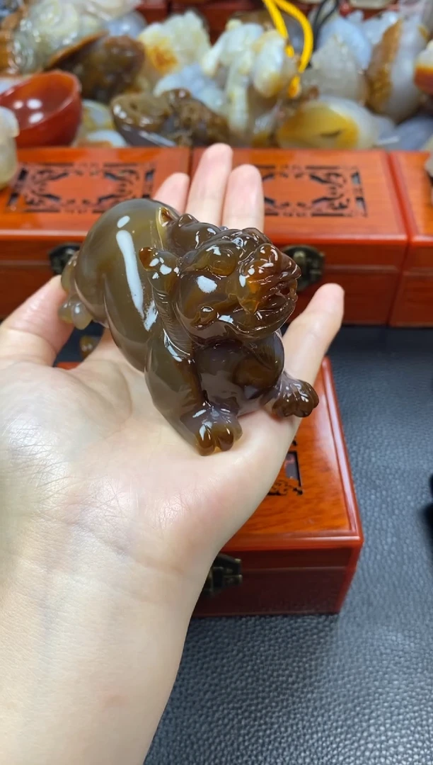 玛瑙/玉髓手把未镶嵌霞1