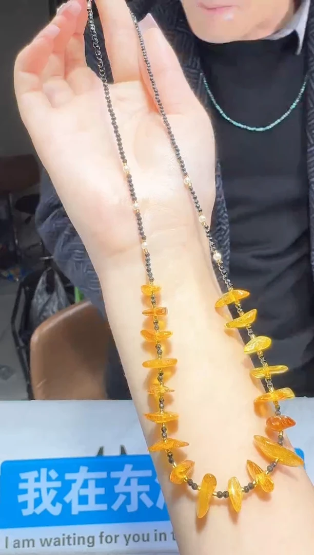 【闪购商品】琥珀颈饰未镶嵌多样性发一件 196
