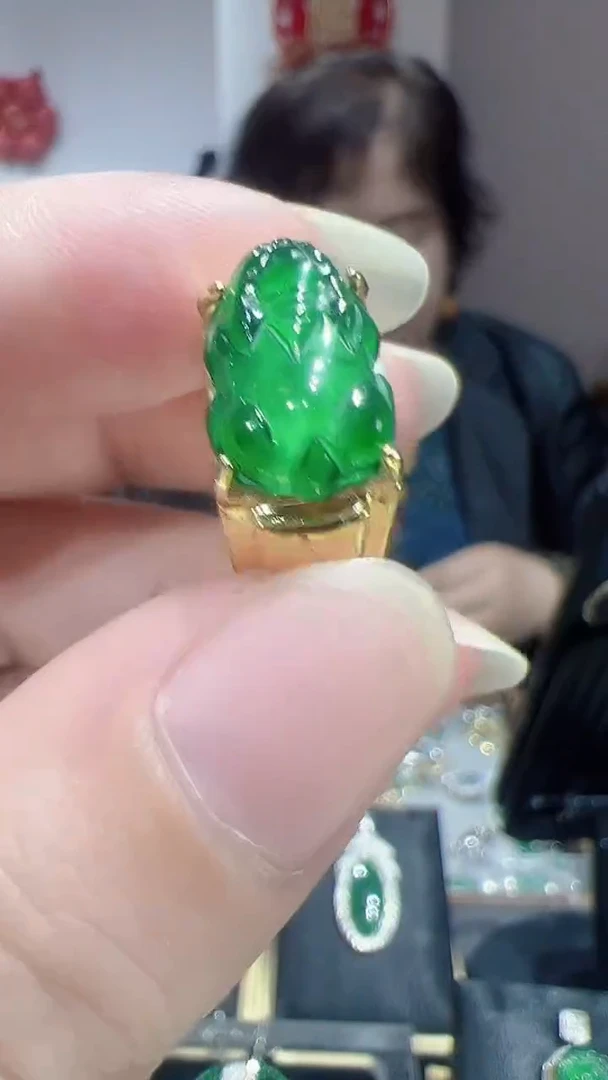 未镶嵌戒指翡翠202592544