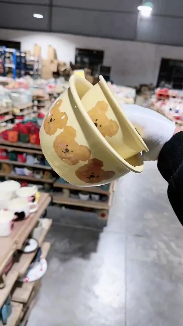 【闪购商品】瓷片面碗米饭碗2件套微瑕 凑满20元包邮