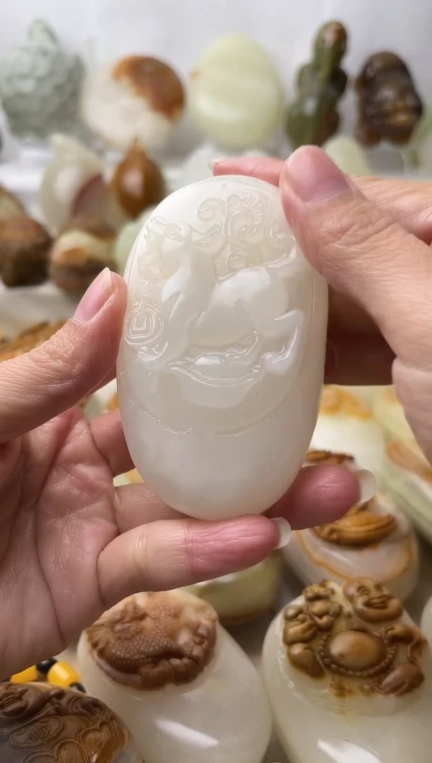 石材古青石棉纹正常不退换狗