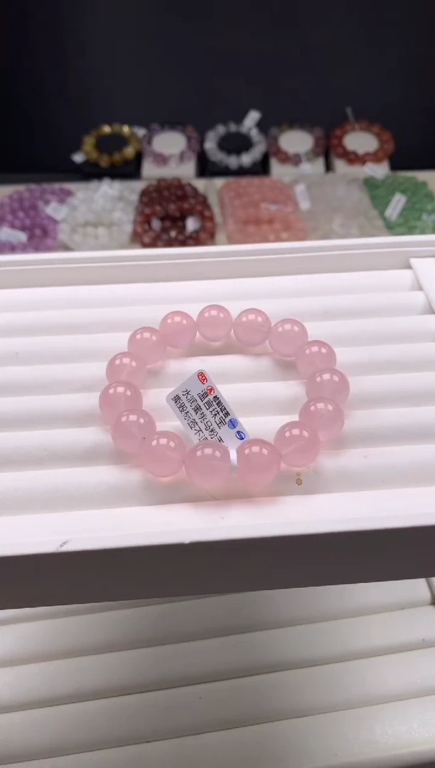 【闪购商品】水晶手串未镶嵌多样性发其一 14mm A91