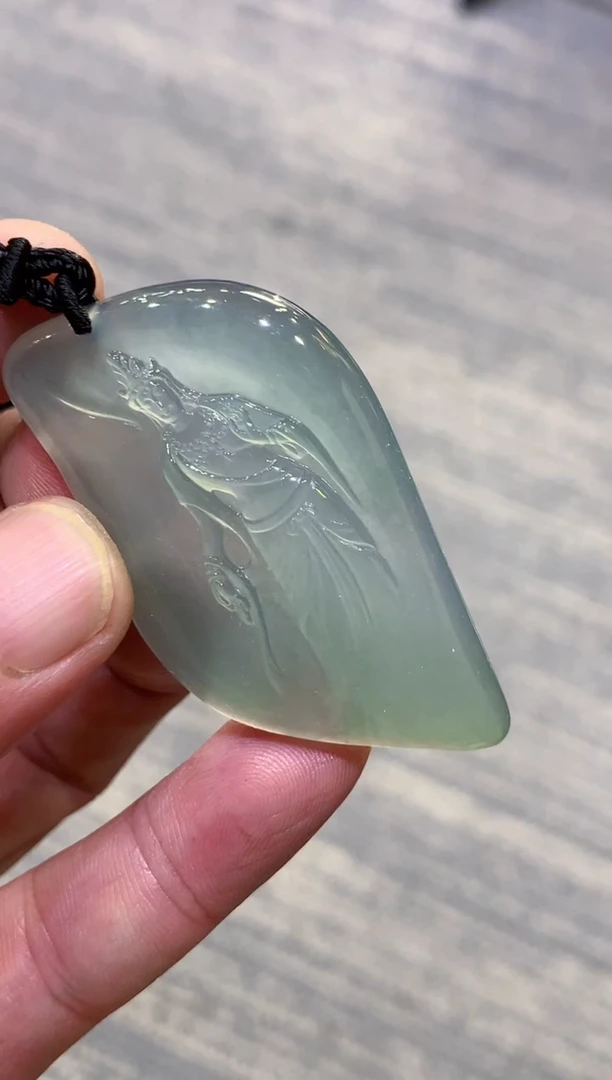 颈饰未镶嵌翡翠天然A货翡翠