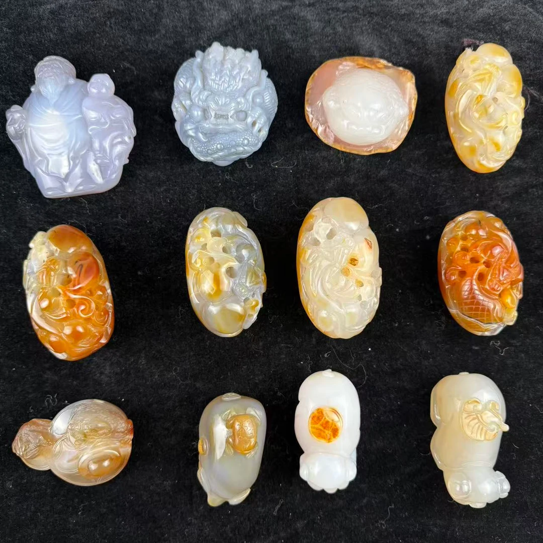 翡翠手把件拍【一发二 】