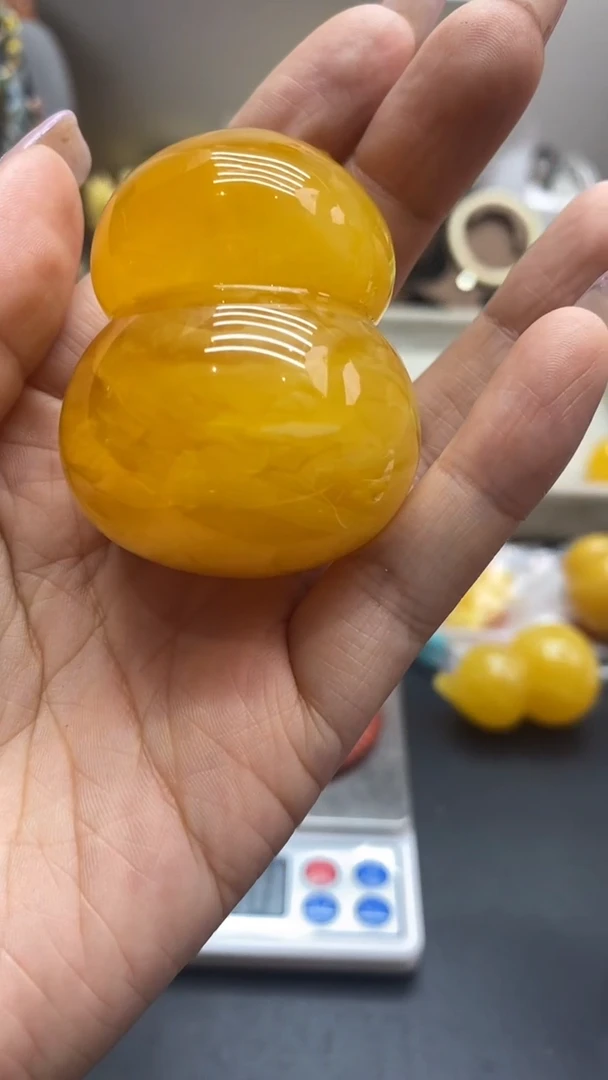 琥珀未镶嵌珠宝奇石小*鱼1712