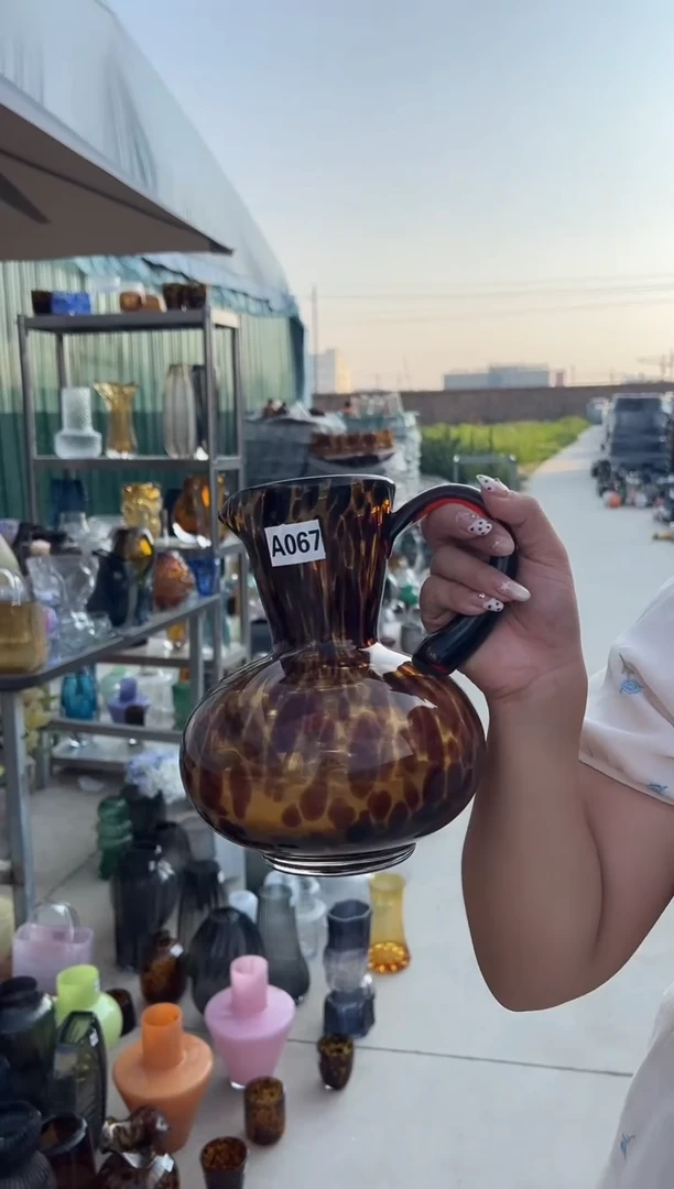 客厅摆件玻璃花瓶高级感