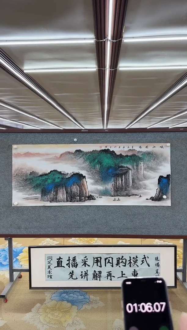 【闪购商品】绘画M 张伦玉-六尺-山水国画