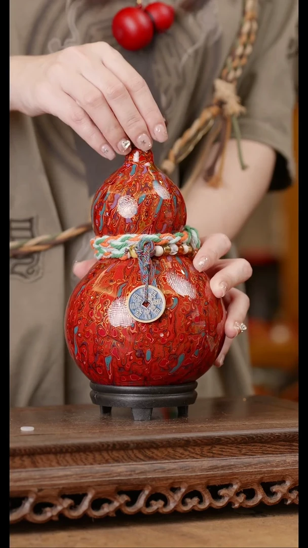60号精品天然大漆酒葫芦一物一拍~