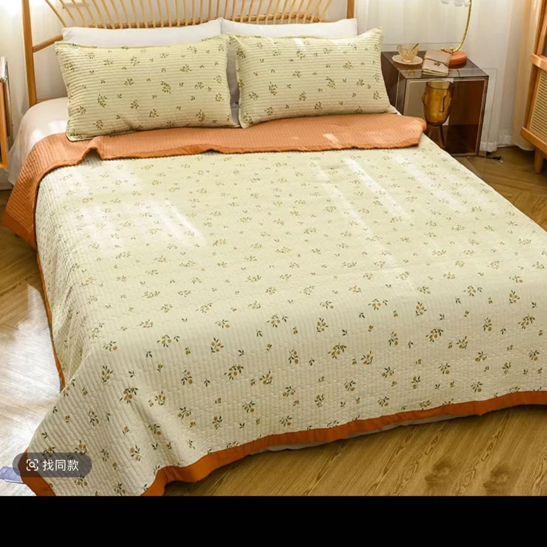 金桔200*230四季多功能棉床盖