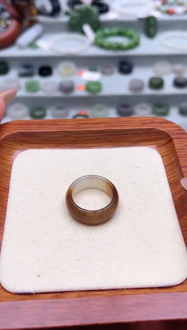 【闪购商品】和田玉戒指未镶嵌14号