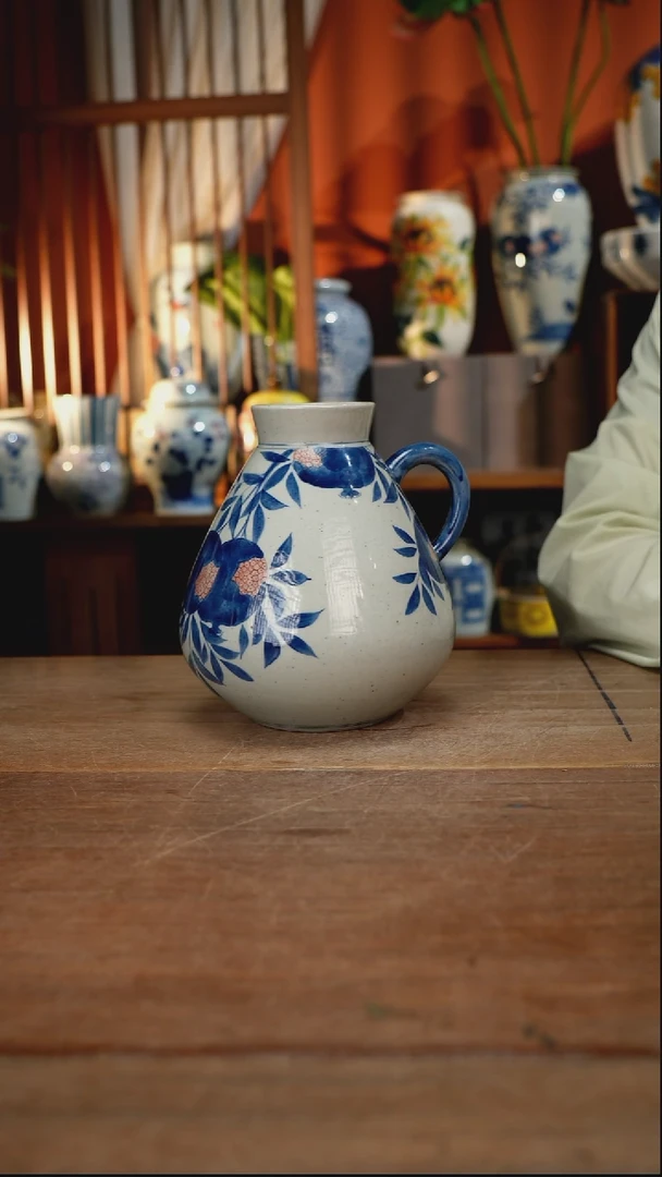 瓷片【简家甄选】景德镇设计师釉下手绘陶瓷餐具