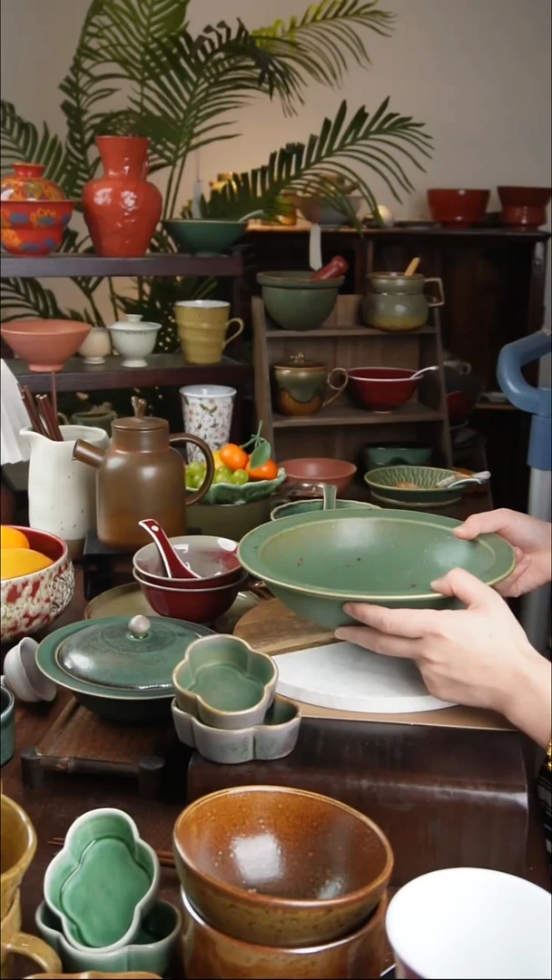 碗微瑕景德镇手工高温餐具