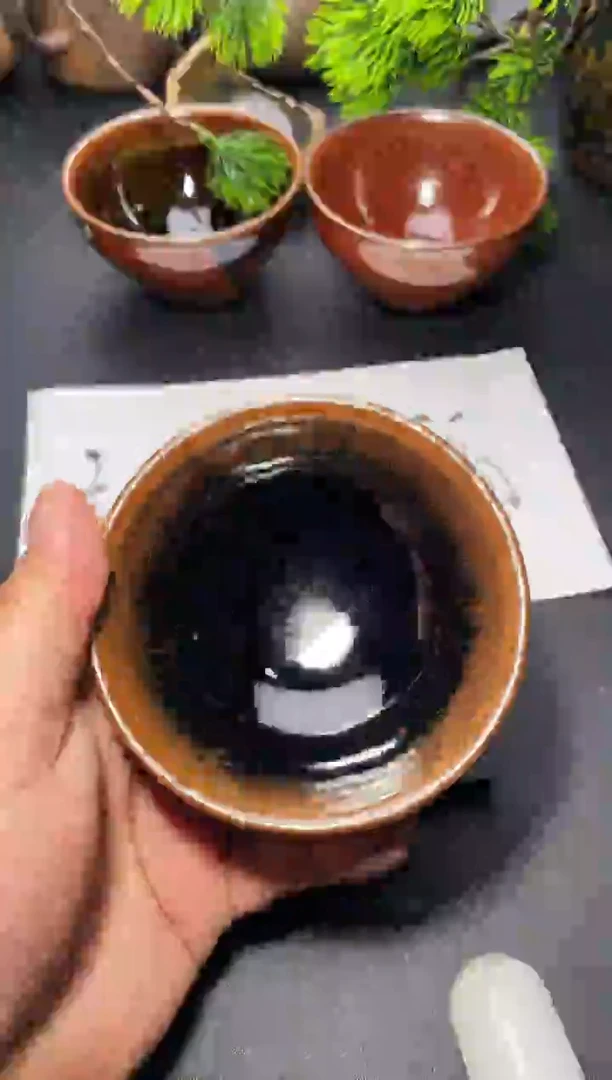 茶盏98 叶紫建盏