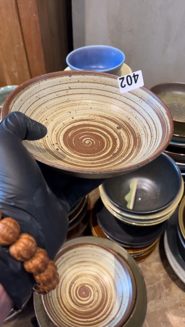 【闪购商品】瓷片402哑光一号刷釉碗