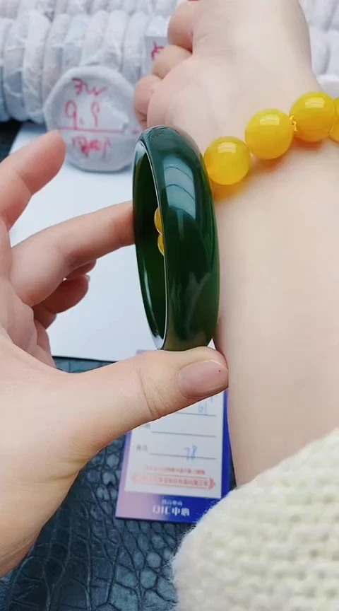 未镶嵌手镯石英质玉x207+60-61