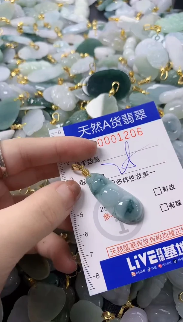 颈饰未镶嵌翡翠天然A货翡翠