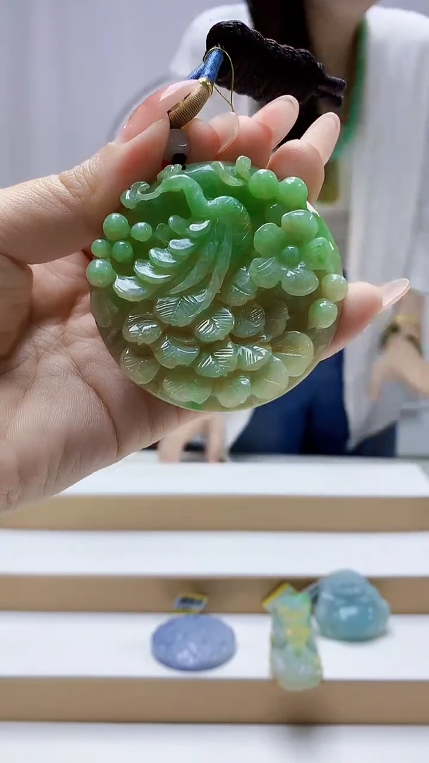 未镶嵌定制翡翠3099ty-毛货挂件133