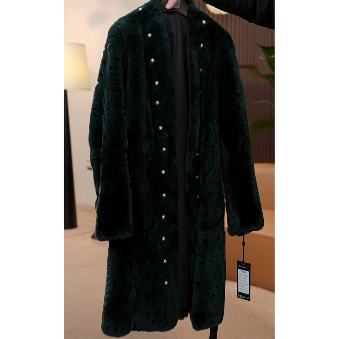 【茅茅专属】23227兔毛皮外套