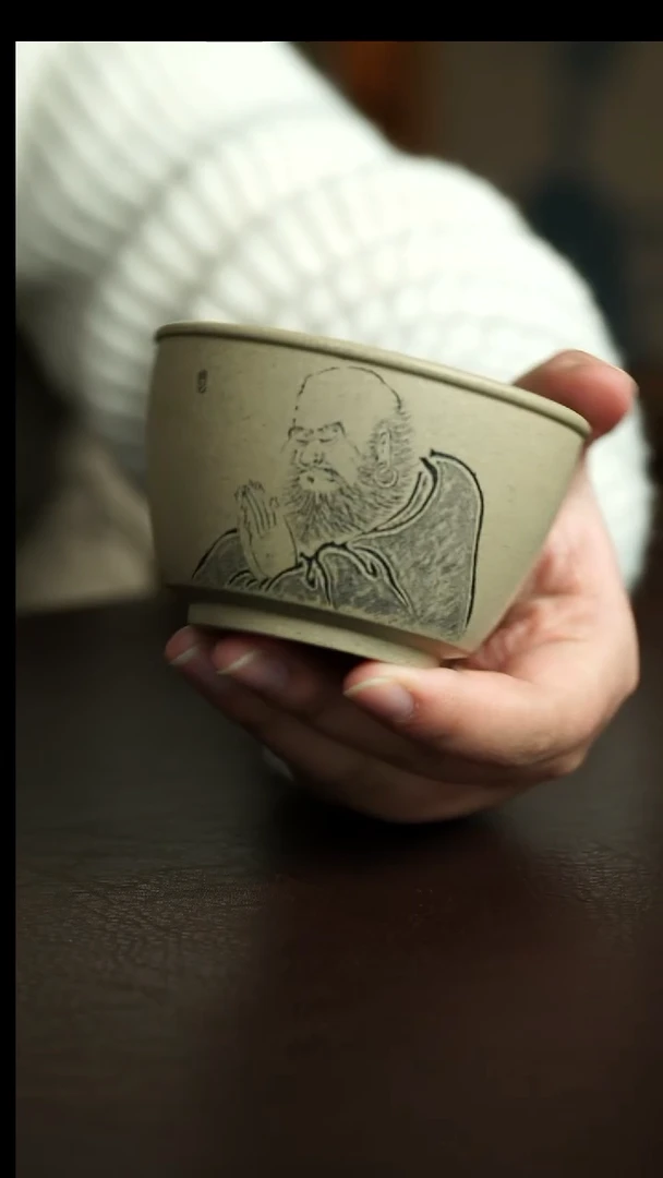 茶杯紫砂8号 跨年福利 达摩杯 宜兴紫砂原矿作品