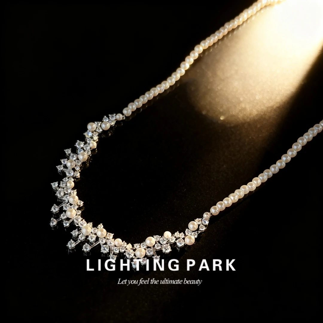 铜合金仿珍珠项链 【重工轻奢】用心在做项链 烟花项链项链2142