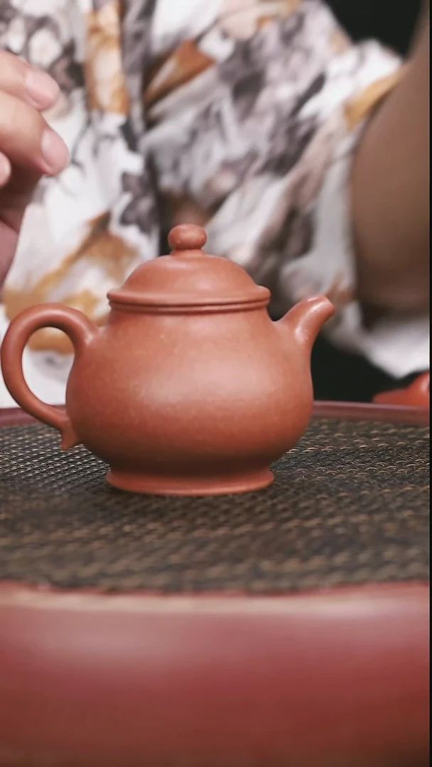 茶壶紫砂25号金降坡潘壶230CC