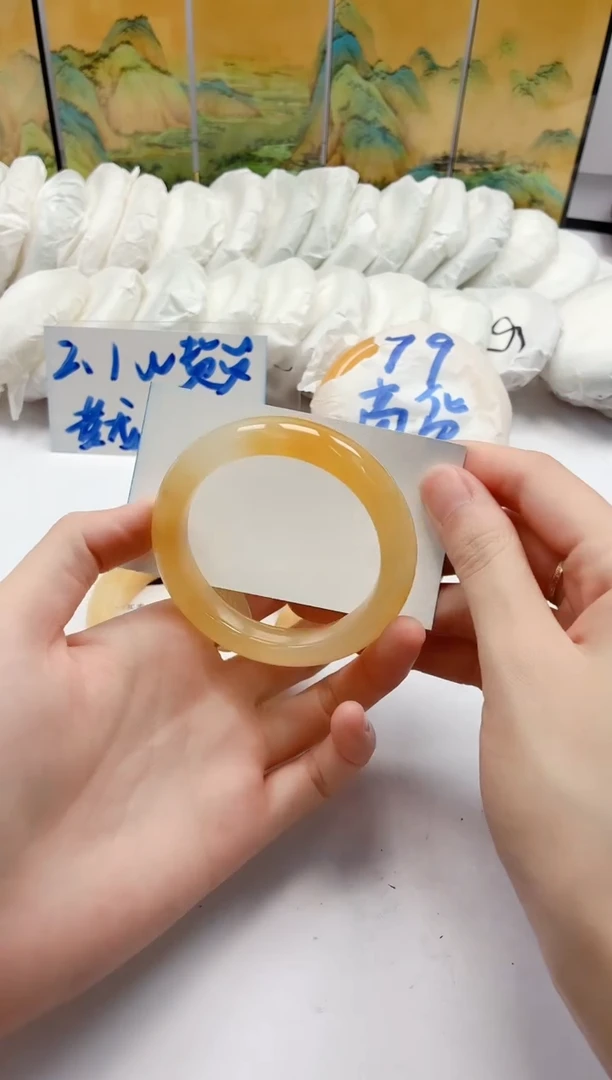 石英质玉手镯未镶嵌468/52.5
