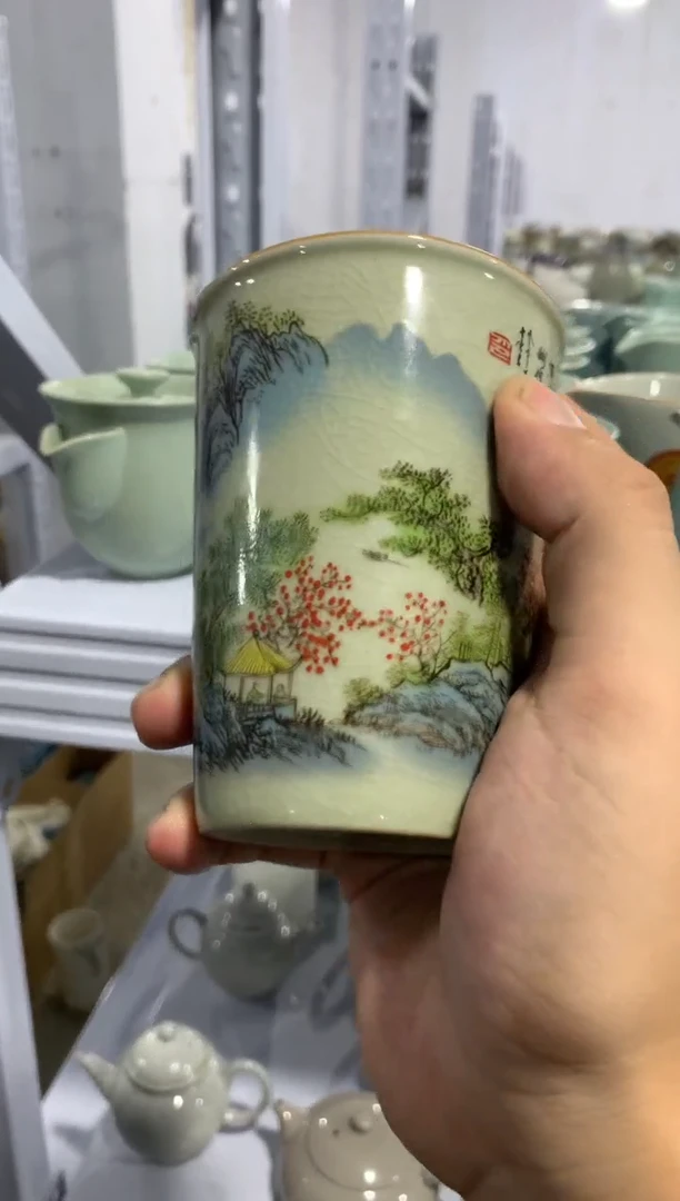 茶壶、盖碗、主人杯、客杯（轻轻微瑕介意勿拍）