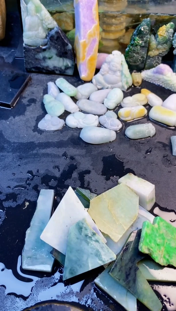 颈饰未镶嵌翡翠天然翡翠175