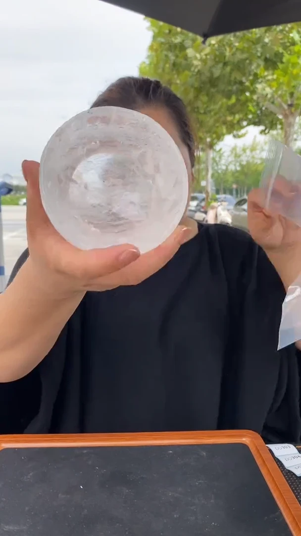 未镶嵌珠宝半成品水晶白水晶碗D298