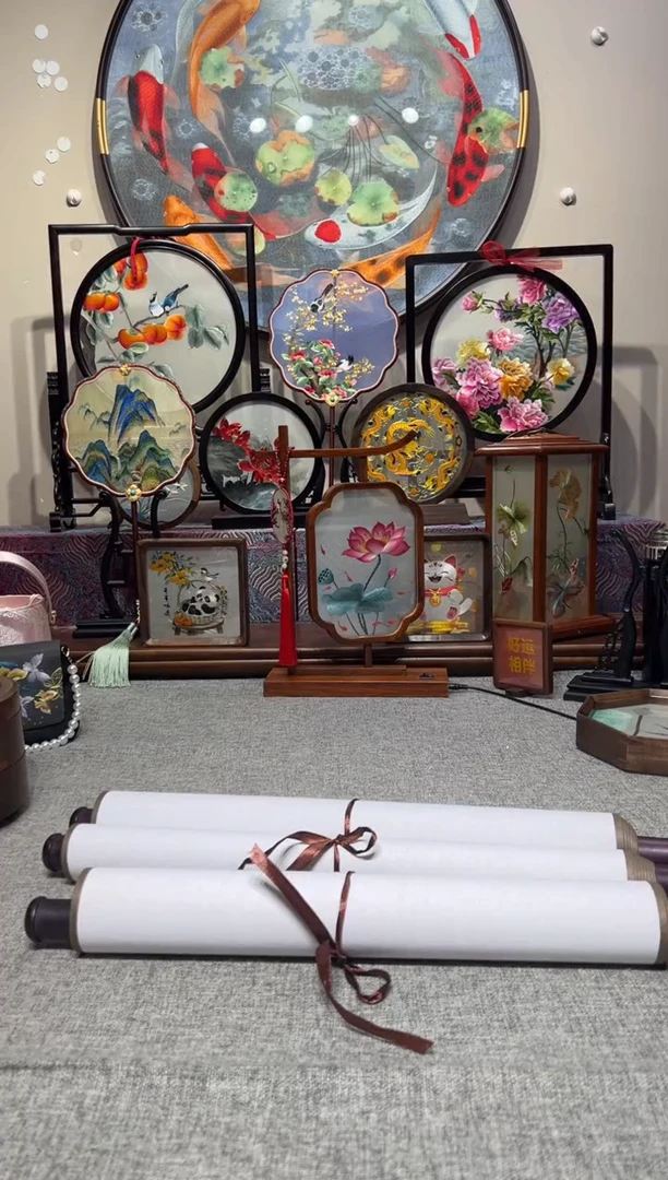 织绣章*纯手工苏绣双面绣