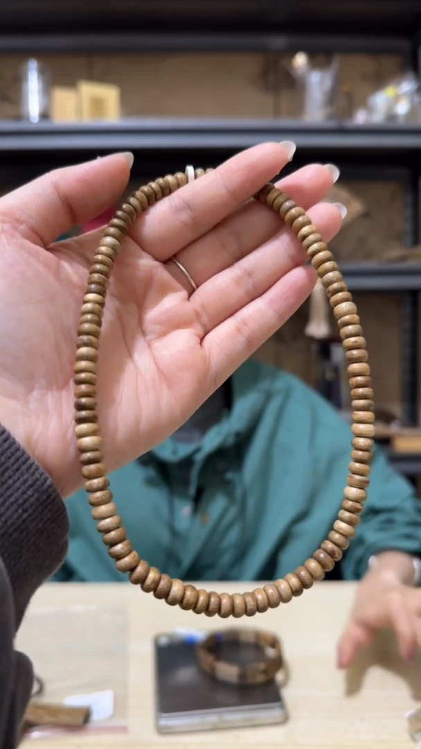 【闪购商品】沉香手串27号马来西亚野料双圈手串卡7