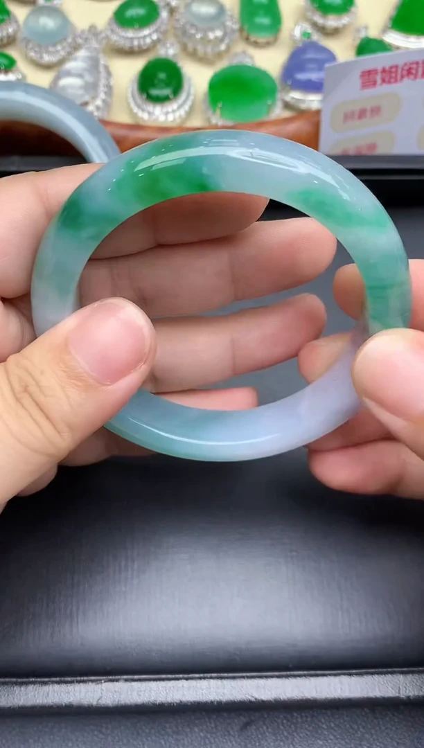 未镶嵌手镯翡翠580-中国好珍宝