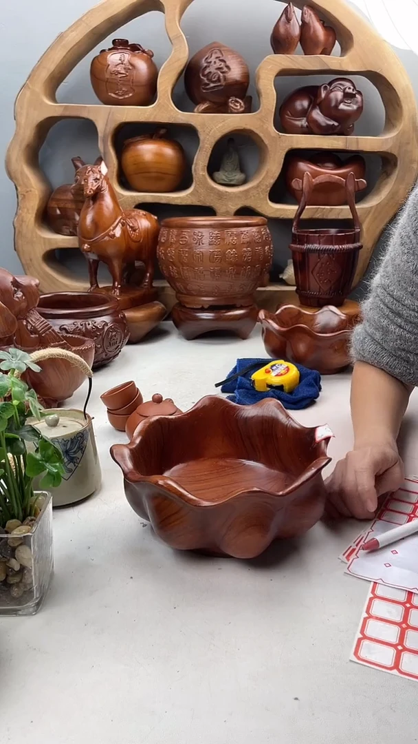 香樟木A15精品荷叶干泡/尺寸22*22*10